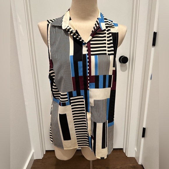 Topshop Tops - Topshop striped sleeveless top